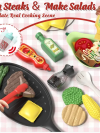 Castle Pretend Play Food Set for Kids Kitchen - Plastic Toy Food - Image 3